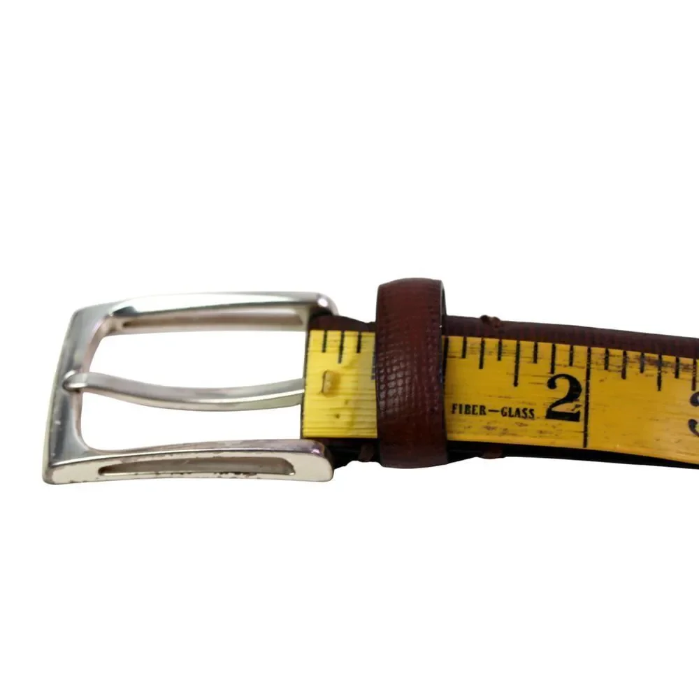 Hickey Freeman BROWN GENUINE LEATHER 1 1/4